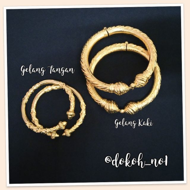 Shop Malaysia Hot Selling Traditional Classical Traditional Anklet Anklets Wedding Accesories Material Copper Shopee Singapore
