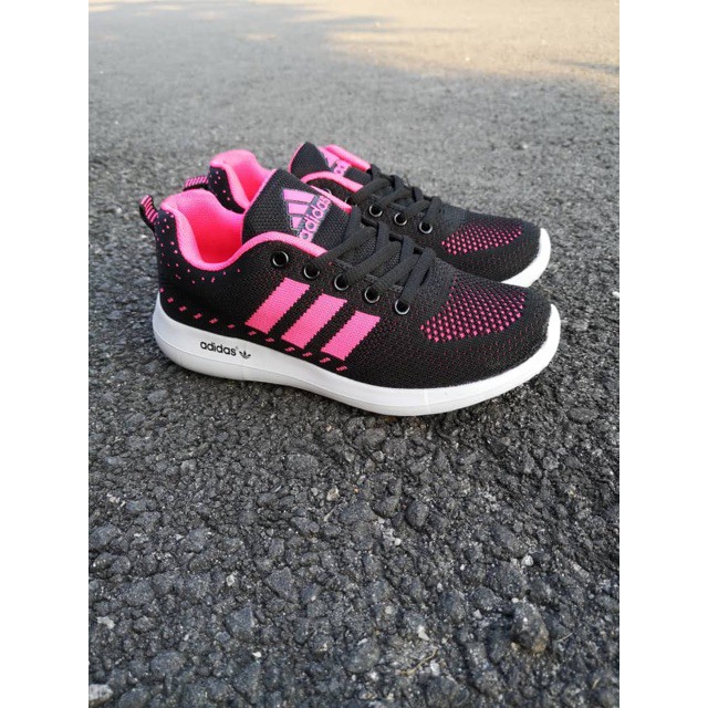 adidas cloudfoam black pink