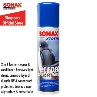 Sonax Xtreme Leather Care Foam Nanopro 250ml Shopee Singapore