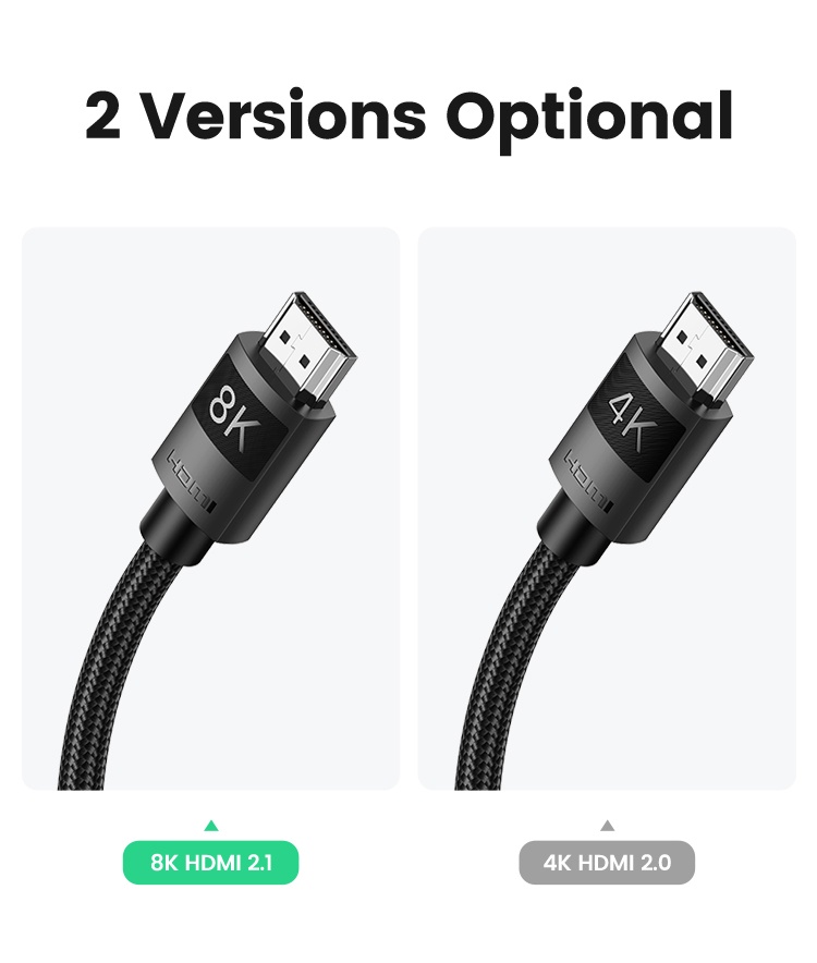 Ugreen HDMI 2.1 Cable Ultra Highspeed 8K/60Hz 4K/120Hz for Xiaomi Mi