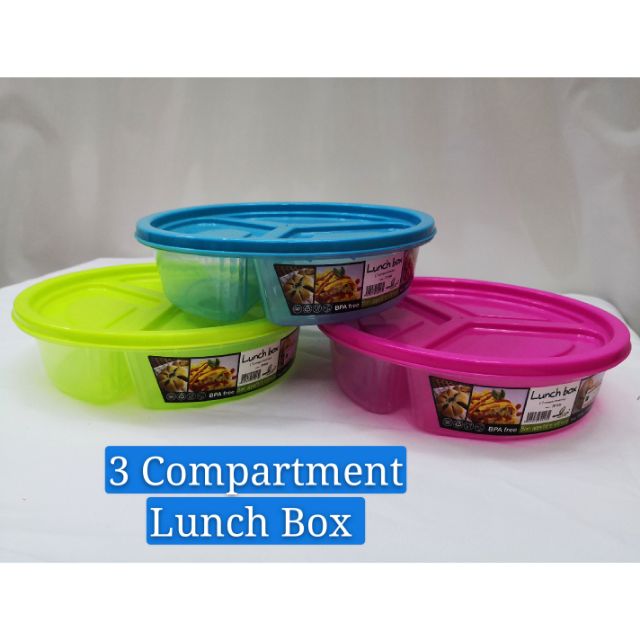 Apple Lady 3 Compartment Lunch Box Shopee Singapore