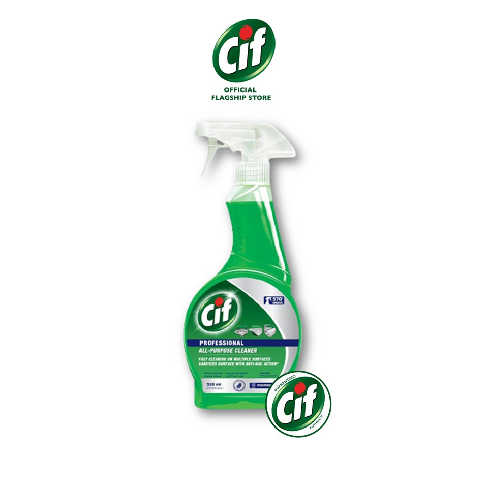 Cif Professional AllPurpose Cleaner Spray 520ml Shopee Singapore