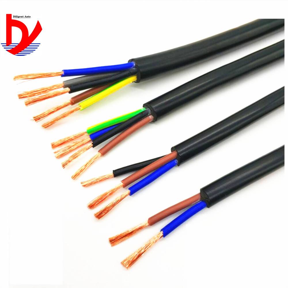 22 Awg 0 3mm2 Rvv 2 3 4 5 6 7 8 10 12 14 16 18 Cores Pins Copper Wire Conductor Electric Rvv Cable Black Shopee Singapore