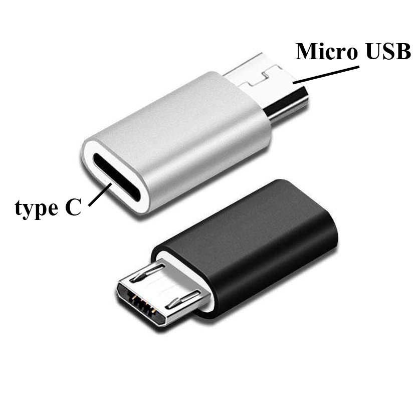 Micro USB 2.0 Male Jack to USB 3.1 Type C Female Connector ...