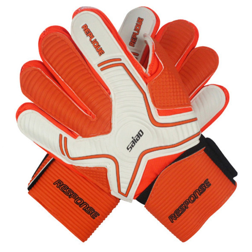 all orange football gloves