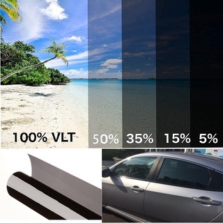 600*50cm 15% 20% 25% 35% 50%VLT  Car Window Tint  Sunshade Film Glass Sticker 