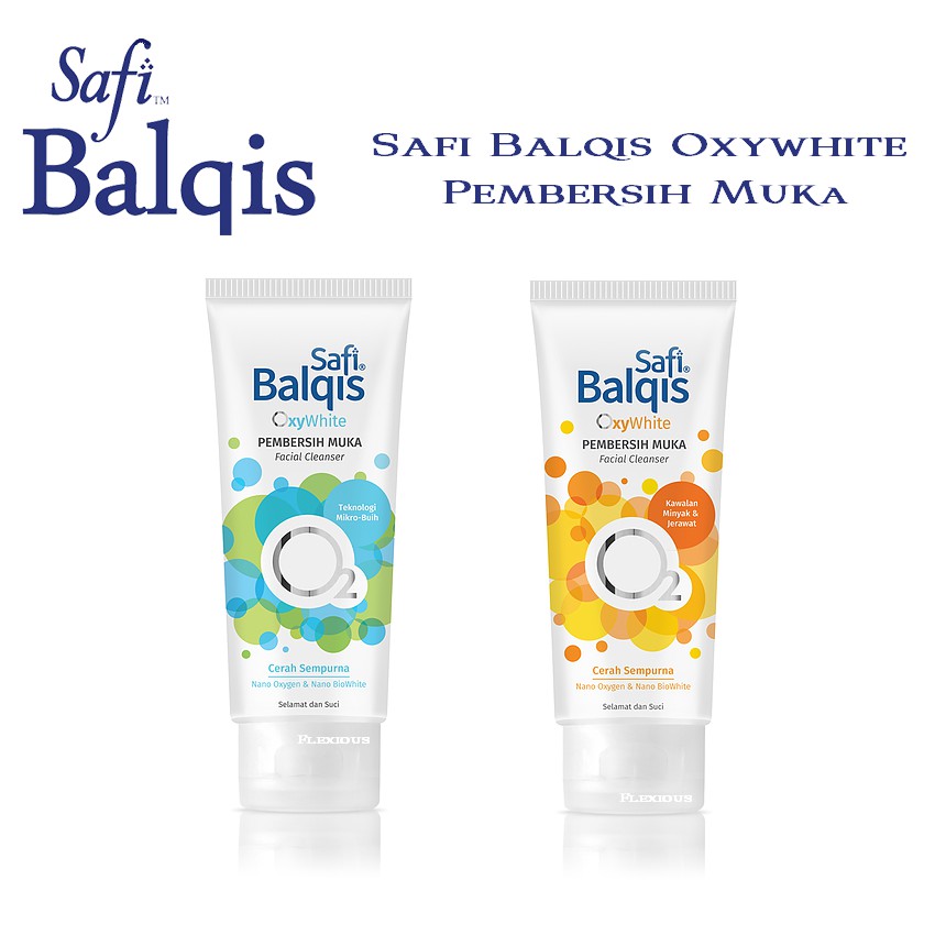 Shop Malaysia Safi Balqis Oxywhite Facial Cleanser 50g Shopee Singapore