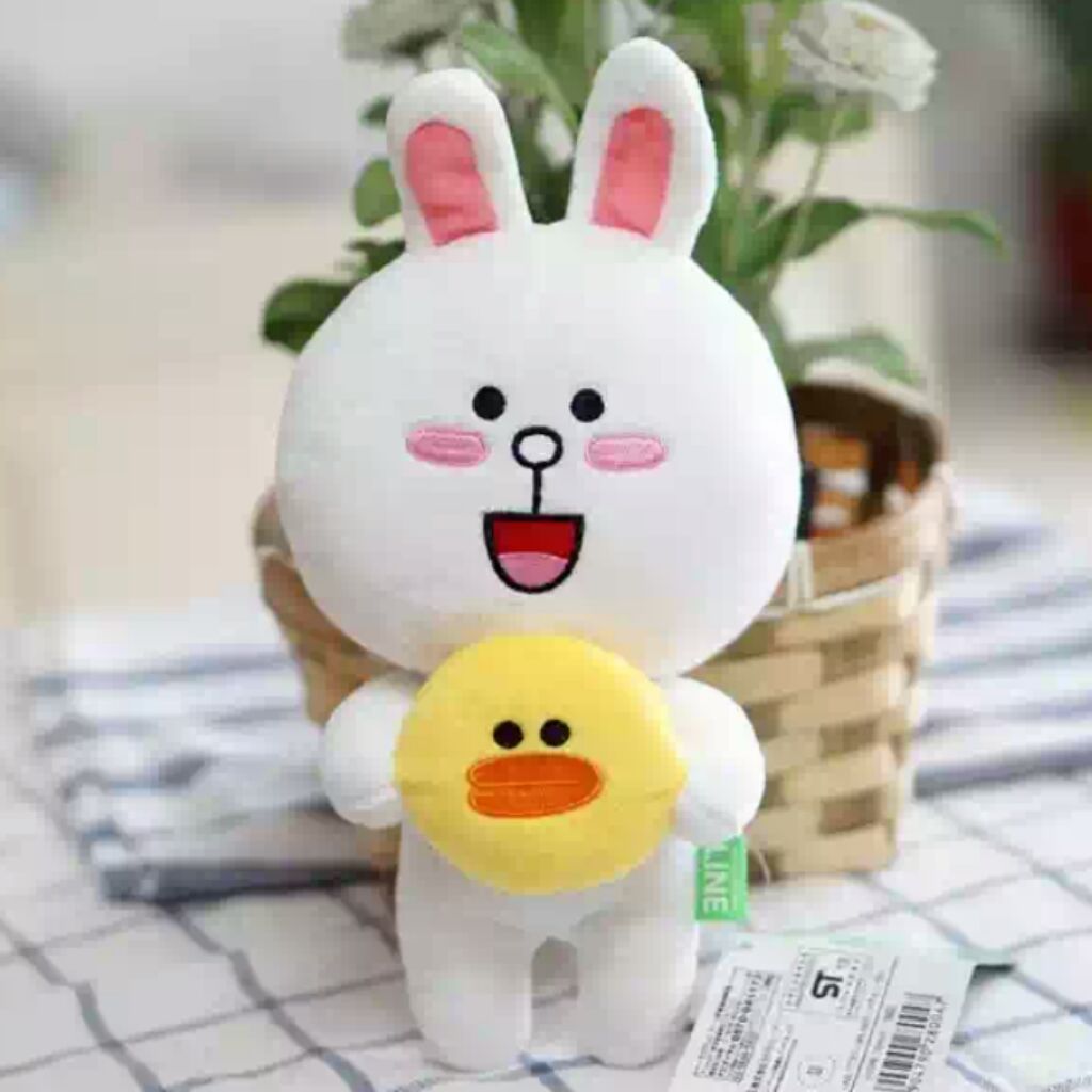 line bear plush