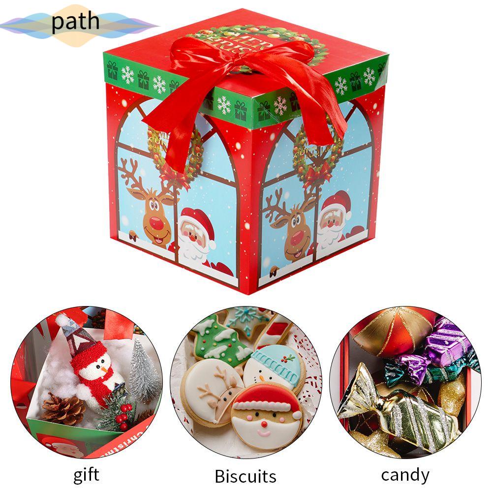 PATH 3Pcs Happy New Year Sweets Party Decoration Xmas Bags Candy