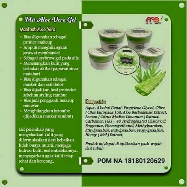 Msi Aloe Vera Gel 99 Original 100 Original Lilah Aloe Gel Shopee Singapore