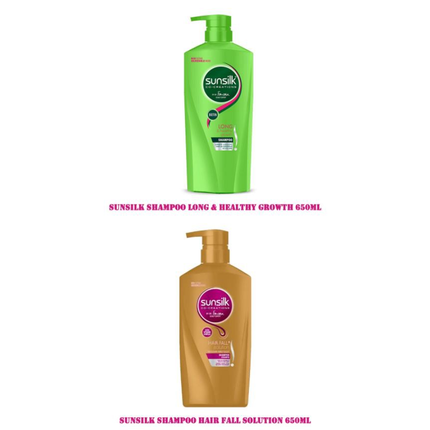 3x 650ml Sunsilk Shampoo Shopee Singapore