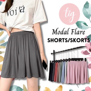 Image of [SG INSTOCK] Modal Flare Skorts / Pyjamas Shorts M-3XL