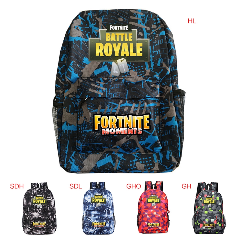 Sunyoo Game Fortnite Royale Battle Backpack Student Nylon School Bag Shopee Singapore - how to get the battle backpack roblox