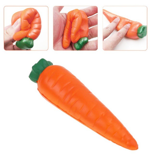 Squeeze Fruit Squishy Carrot Slow 