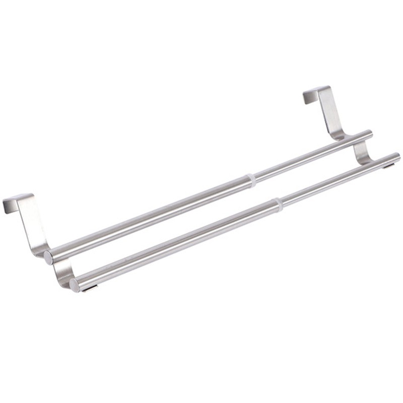 Kitchen Towel Holder Extendable Bathroom Towel Bar Stainless Steel