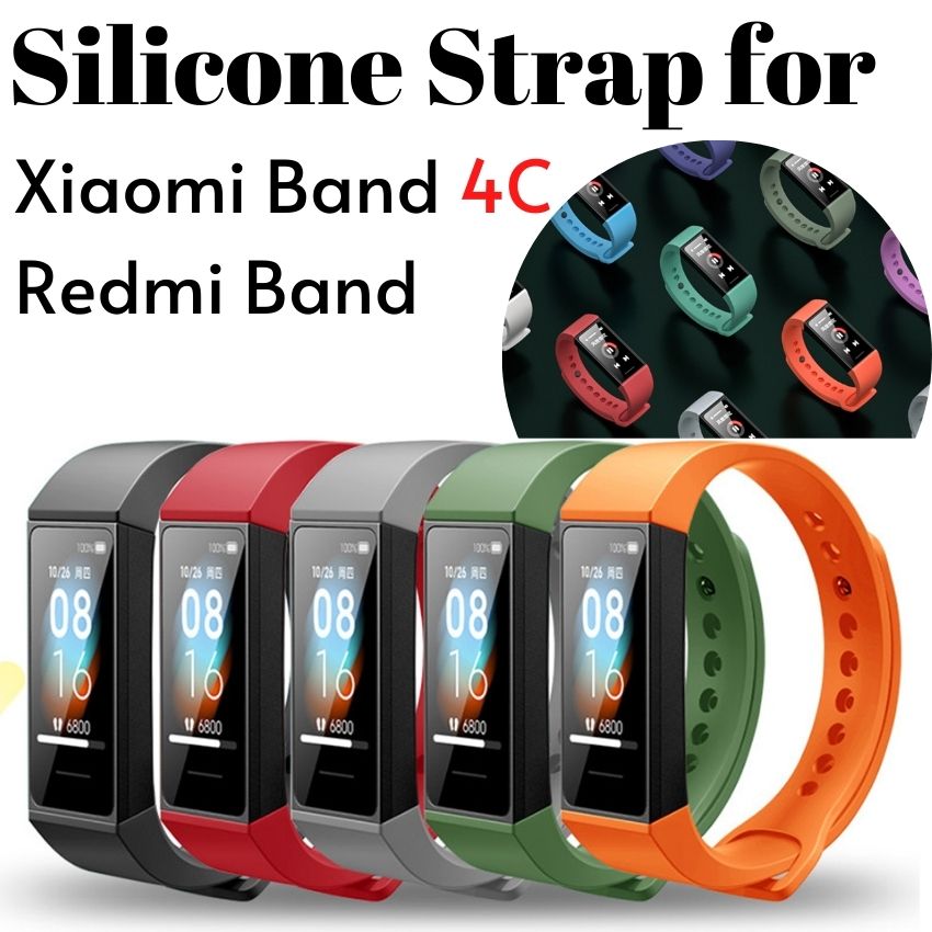 For Xiaomi Band 4C Replacement Bracelet Strap Comptible with Redmi Smart Watch  Band(AONEE) | Shopee Singapore