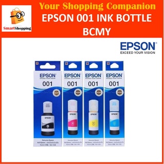 Epson 001 Black C13T03Y100  Cyan C13T03Y200  Magenta C13T03Y300 Yellow C13T03Y400 Ink Bottle L4160 L4150 L6160 L6170