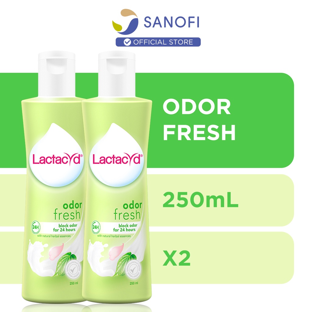 Lactacyd Feminine Wash Odor Fresh 24 Hours Protection from Odor 250ml