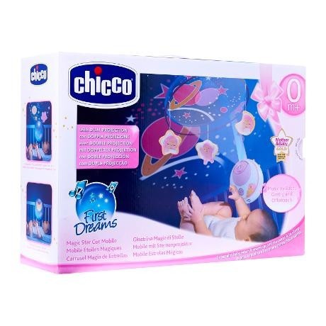 chicco cot mobile pink