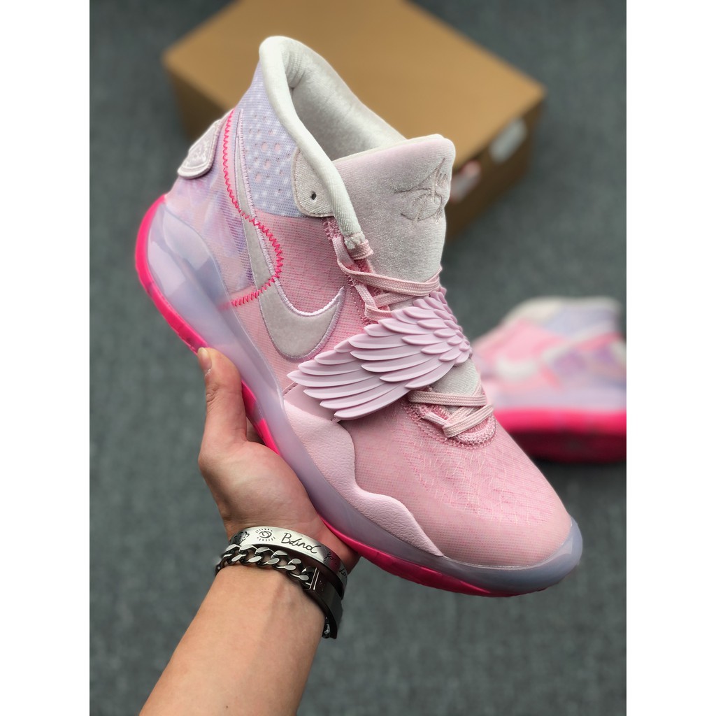 pink high top basketball shoes