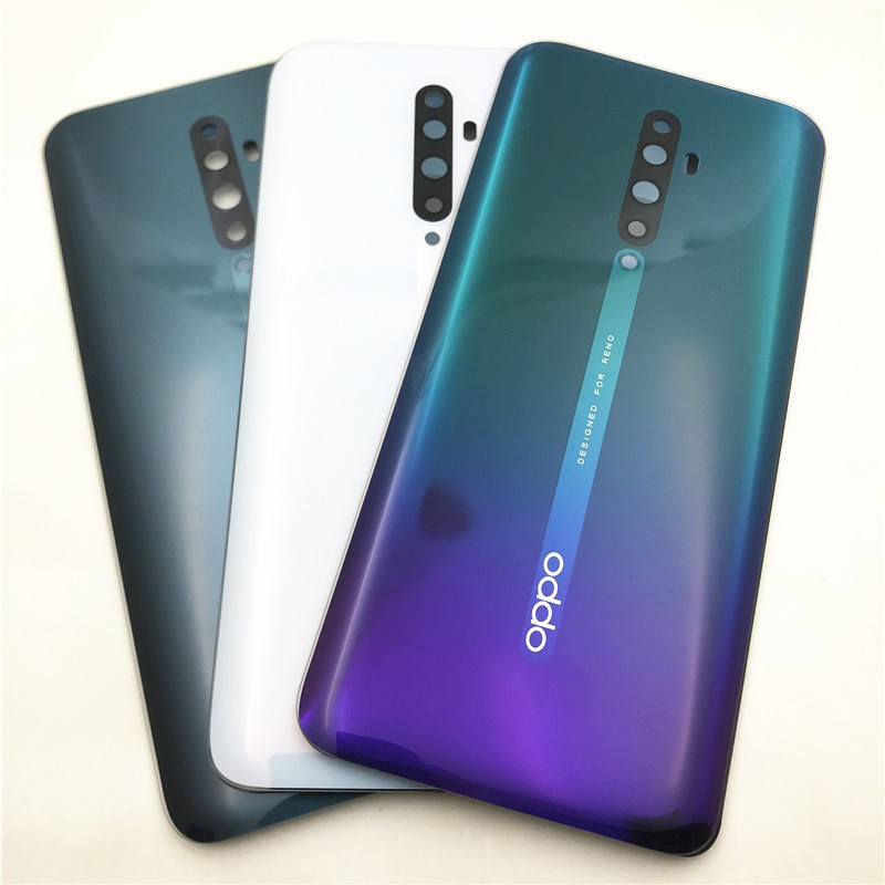 New For Oppo Reno2 Reno 2 Reno 2z Reno2 Z F Back Battery Cover Door Housing Case Rear Glass Lens Parts Replacement Shopee Singapore