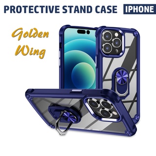 【Golden Wing】【IPhone】Protective Phone Stand Cases for IPhone 14/13/12/11/Pro/Max/Plus/XS