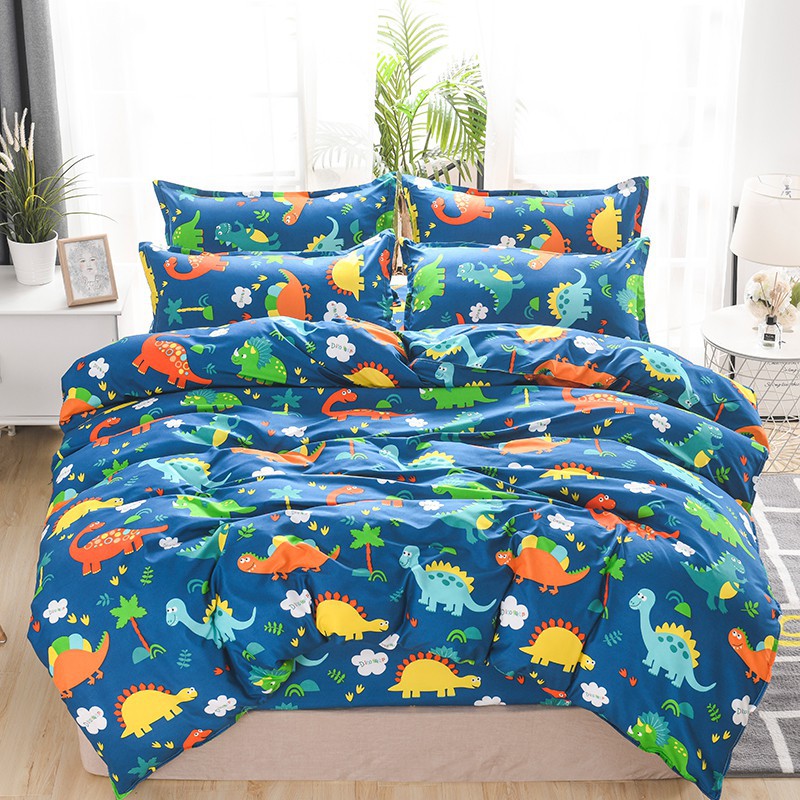 Blue Dinosaur Without Comforter 3 4in1, The Good Dinosaur Twin Bedding