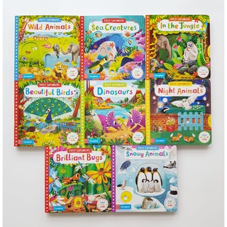 First Explorers Animal Series Interactive Board Books for Toddlers