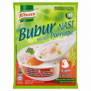 Shop Malaysia Knorr Porridge 3 Sachets X 35g 105g Shopee Singapore