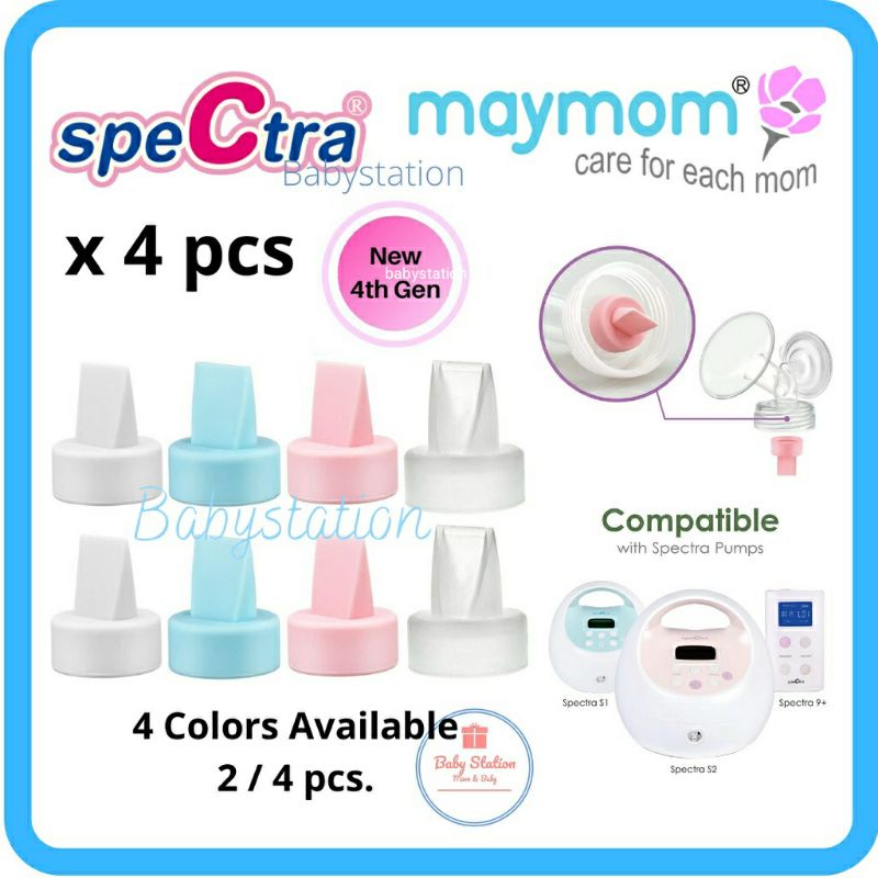 Maymom 18mm Flansch & Entenschnabelventil - Für Spectra S1/S2 Milchpumpen