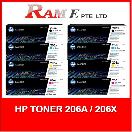 Original Toner Hp 6a 6x Black Cyan Magenta Yellow Toner Cartridge W2110a X W2111a X W2112a X W2113a X Shopee Singapore