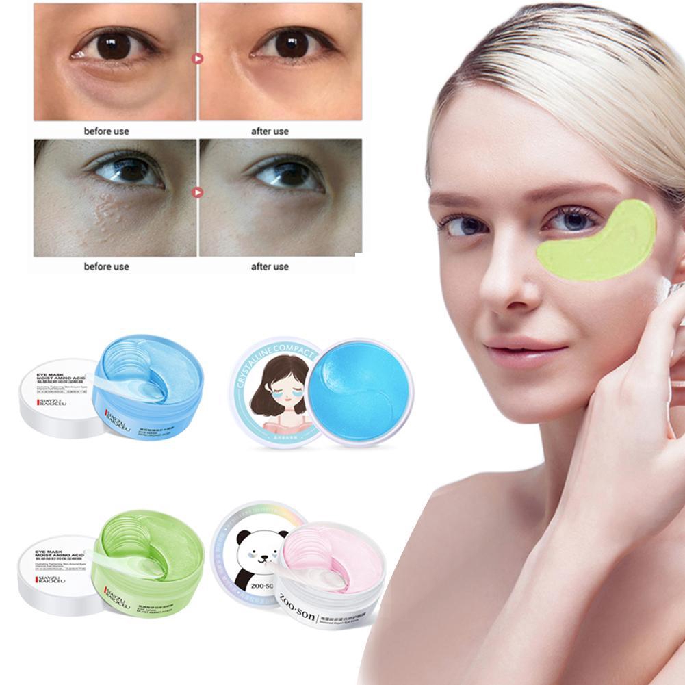 60pcs Collagen Crystal Eye Mask Gel Eyes Patches Pads Remover Dark Dircles Anti Age Eye Bag Anti Wrinkle Ageless Eye Care Shopee Singapore