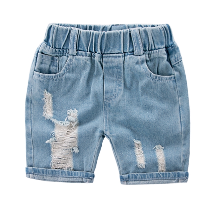 boy ripped jean shorts