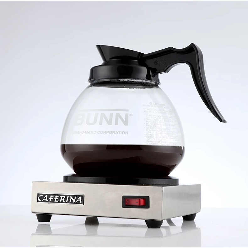 Home Essential Bunn 64 oz. Glass Decanter with Black Handle (171169A