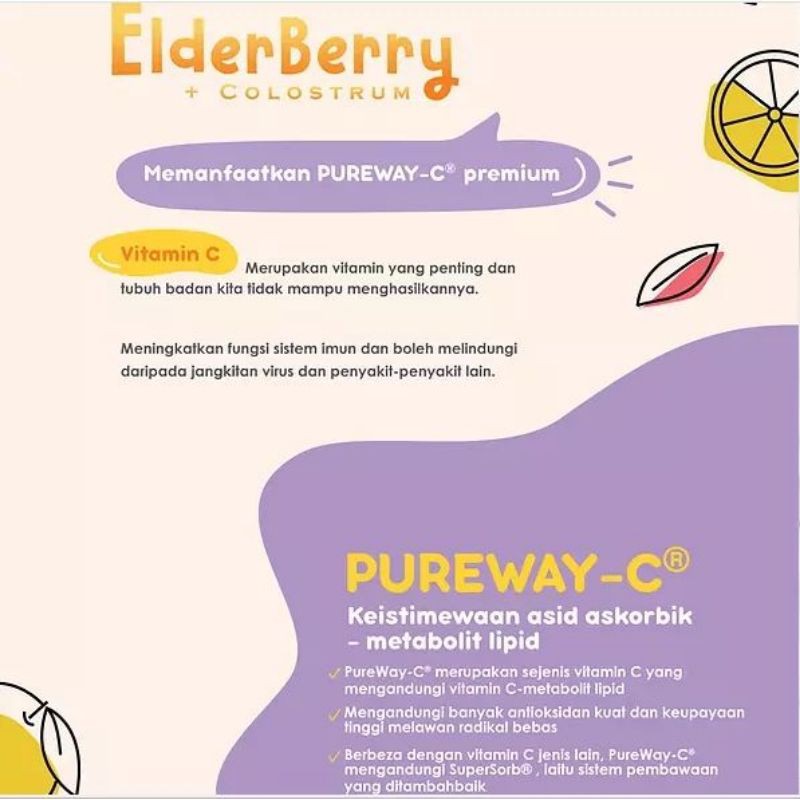Kidaone Elderberry Colostrum 60biji Original Dri Hq Shopee Singapore