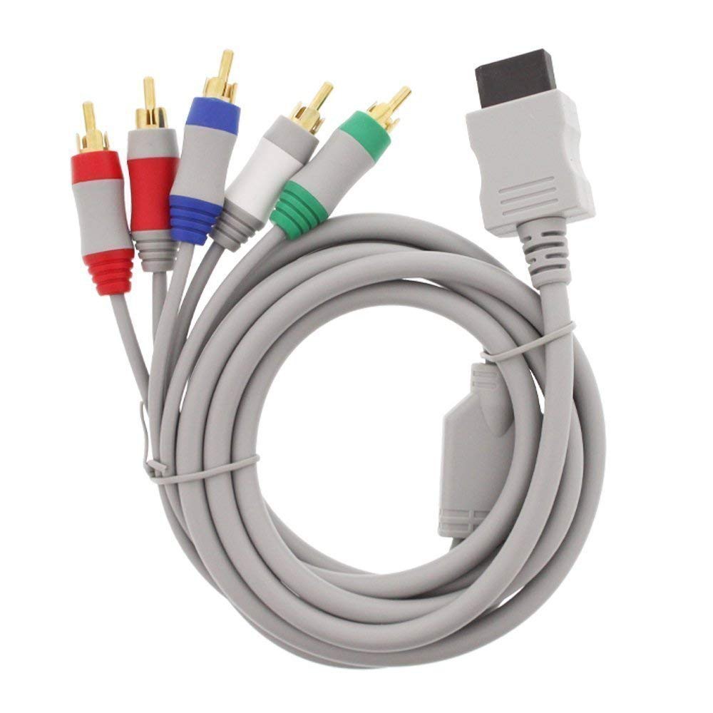 6 Feet Wii Component Audio Video Cable Hdav For Nintendo Wii Wii U Shopee Singapore