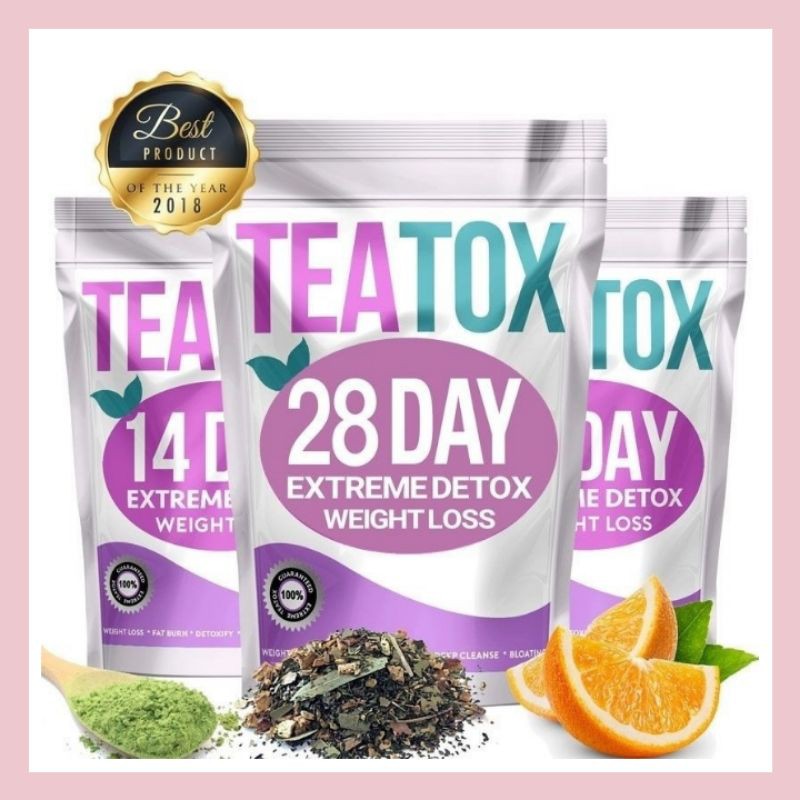 Detox Tea Slimming Tea Extreme Detox Weight Loss Shopee Singapore