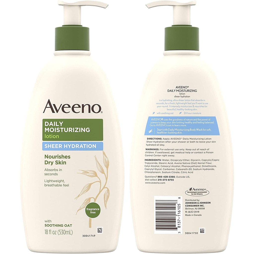 aveeno daily lotion