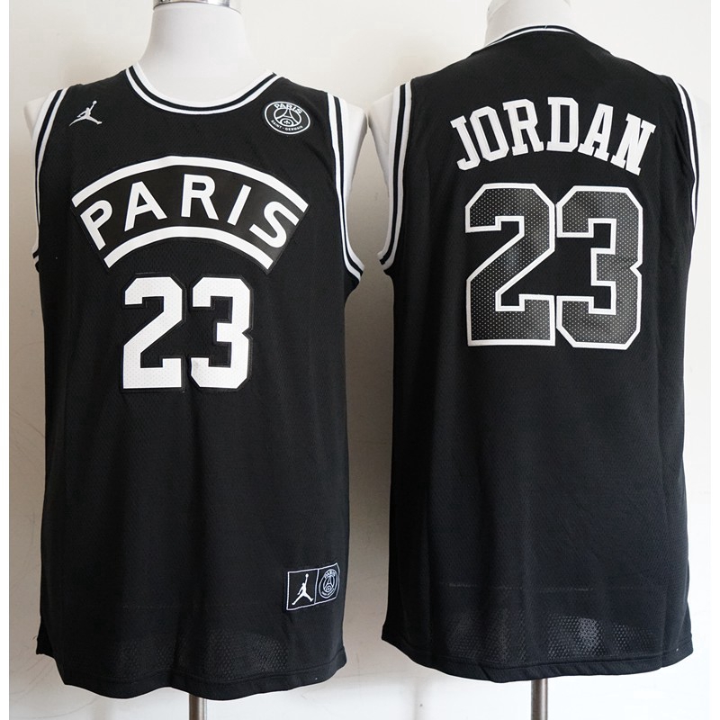 psg basketball jersey black