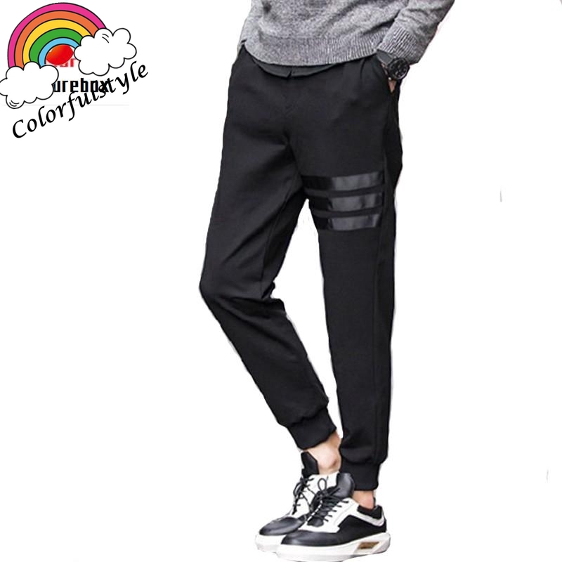 Drawstring Casual Pants Mens Jogger Dance Sportwear Sweatpants Loose Pants M-2XL