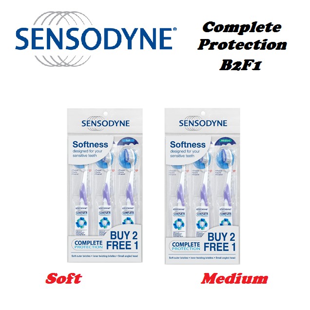 2 sensodyne sensitive toothbrush soft sensitive teeth