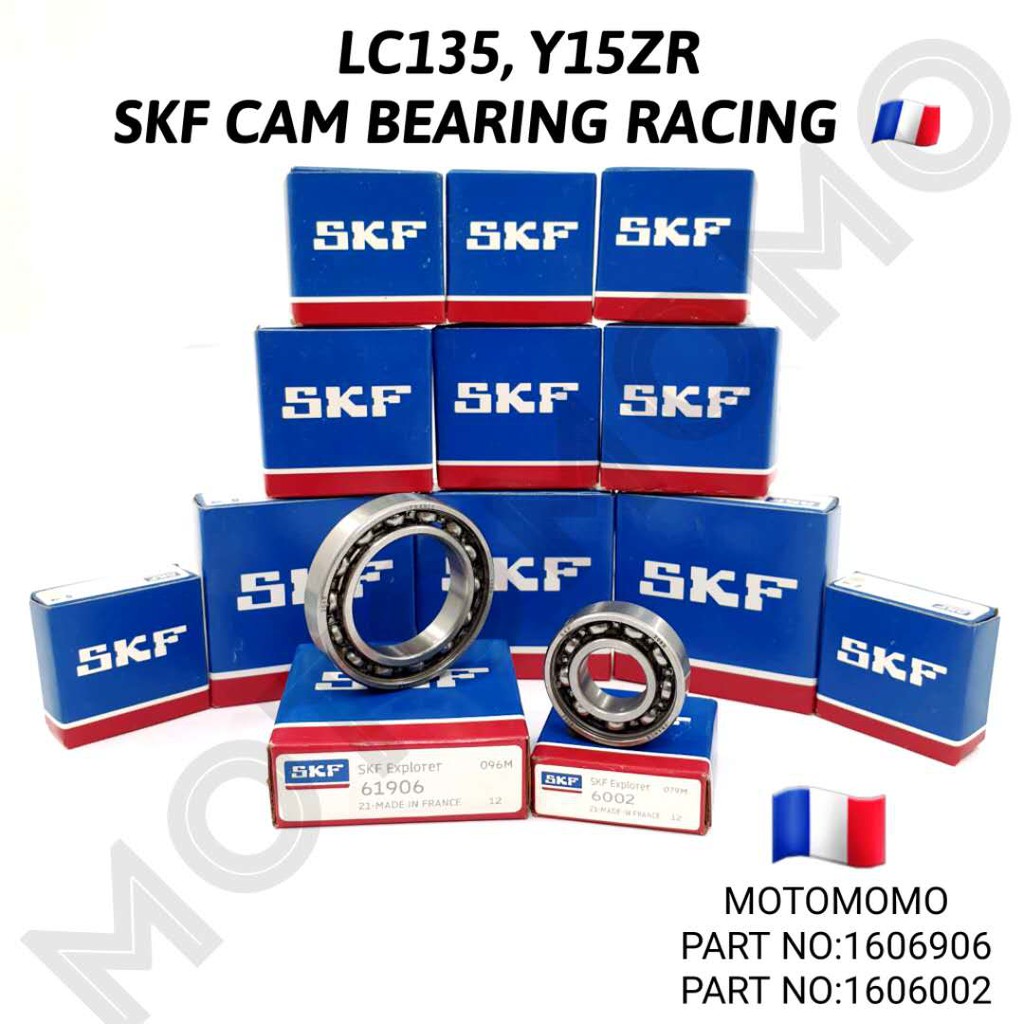 Lc135 Y15zr Fz150 Yamaha Skf Cam Bearing Shopee Singapore