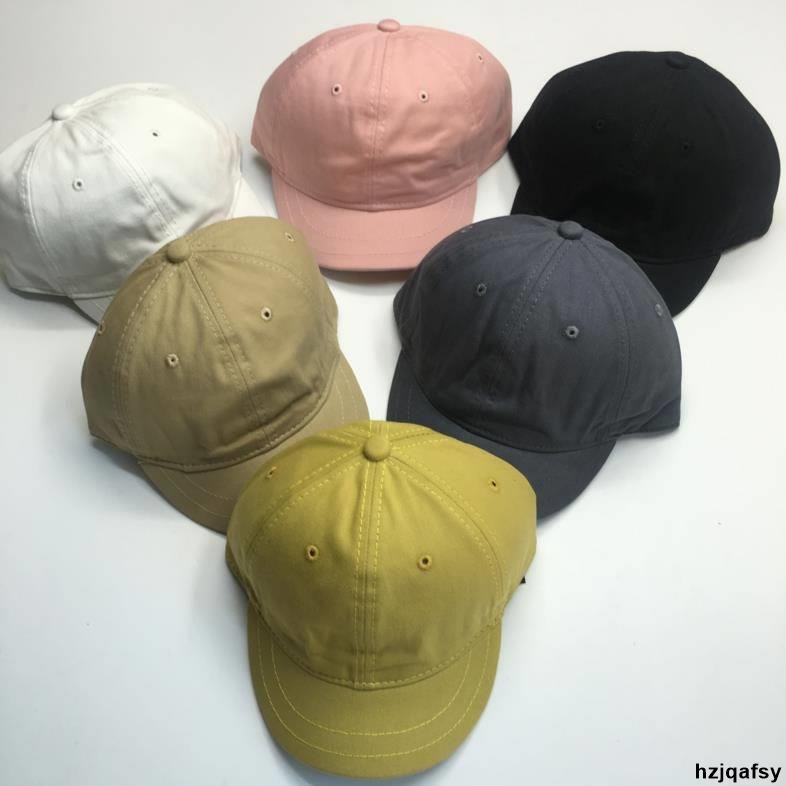 small brim baseball cap
