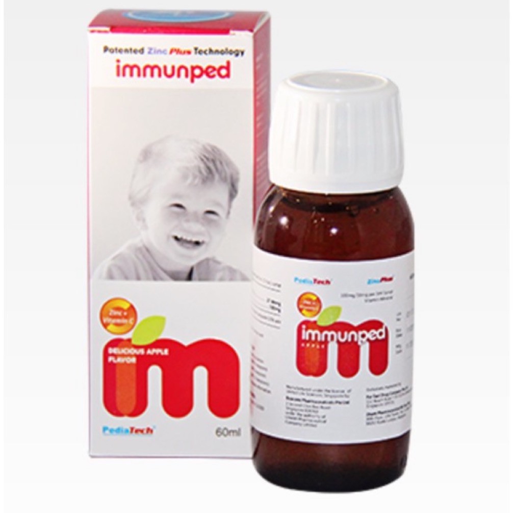Image of (Expiry: June 2024) Immunped Syrup (Vitamin C + Zinc for children) #0