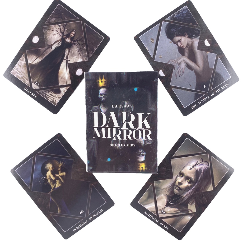 Dark Mirror Oracle Cards Fortune-telling Prophecy Tarot Deck With PDF ...