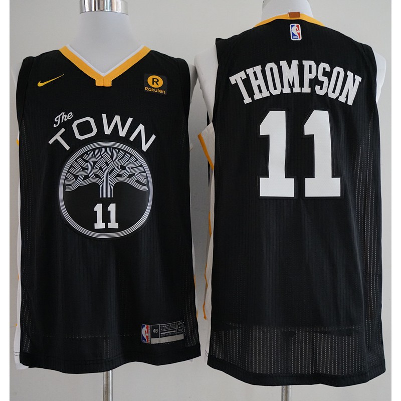 klay thompson black jersey