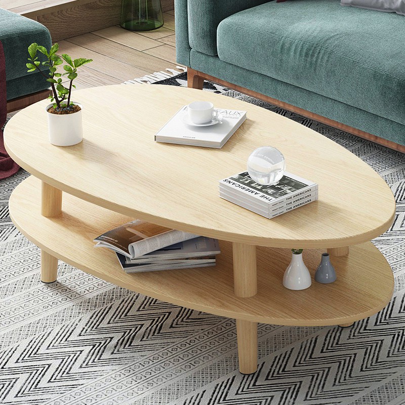 Coffee Table Simple Modern Home Small Apartment Living Room Sofa Corner Corner Nordic Oval Small Table Economy Shopee Singapore