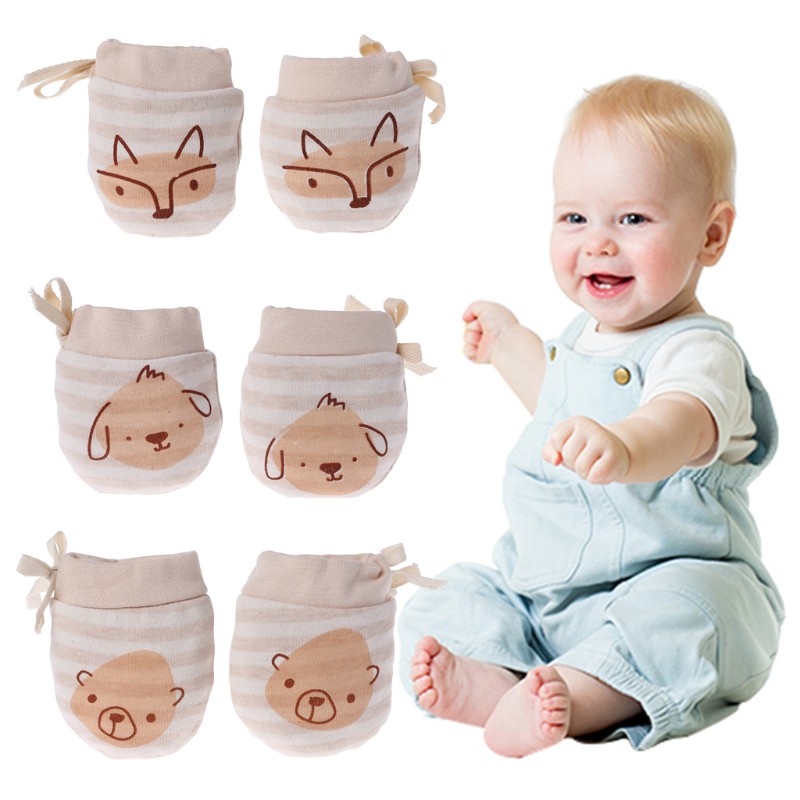 baby girl hand mittens