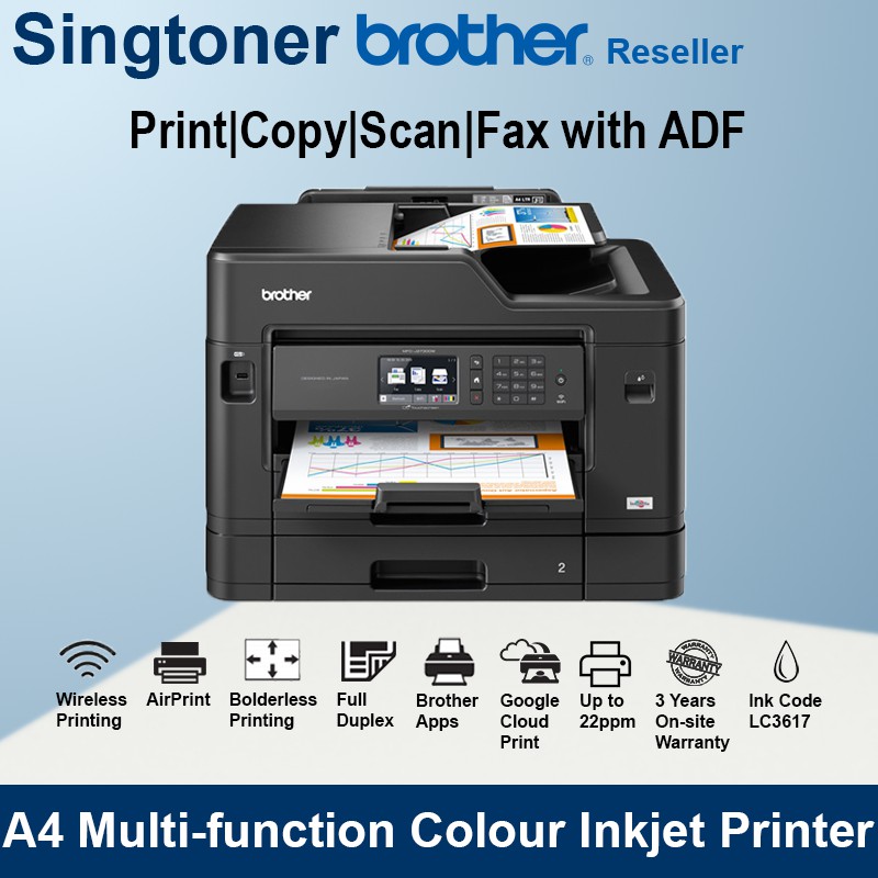 Brother MFCJ2730DW InkBenefit Multifunction Business Inkjet Colour