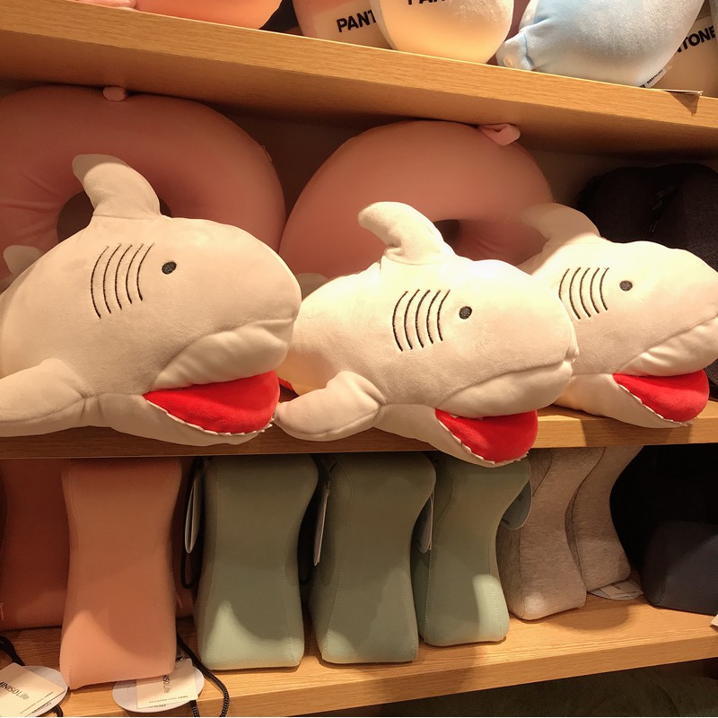 miniso shark plush